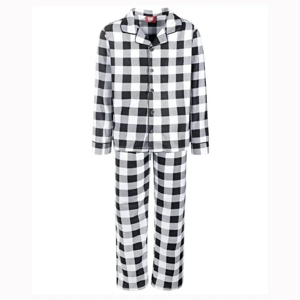 Matching Kids Buffalo Check Family Pajama Set Kids 2T-3T